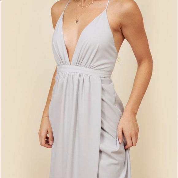 Trinity Dress in Dove Grey from Park & Fifth - Picture 2 of 6